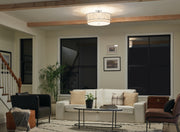 Kichler 52076SN Four Light Semi Flush Mount, Satin Nickel (5)