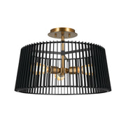 Kichler 44171BK Three Light Pendant, Black (5)