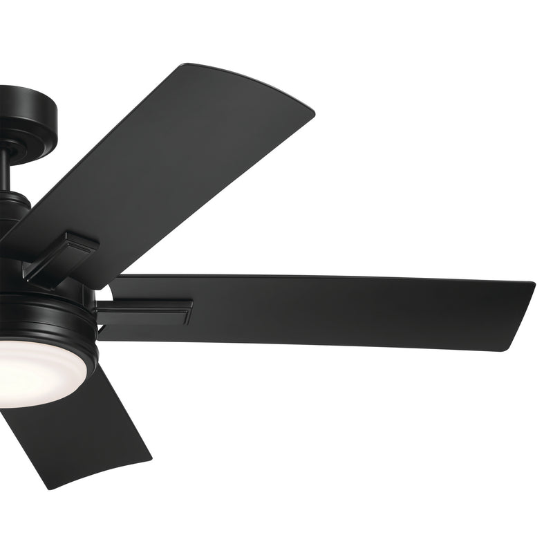 Kichler 310075SBK 52"Ceiling Fan, Satin Black (2)