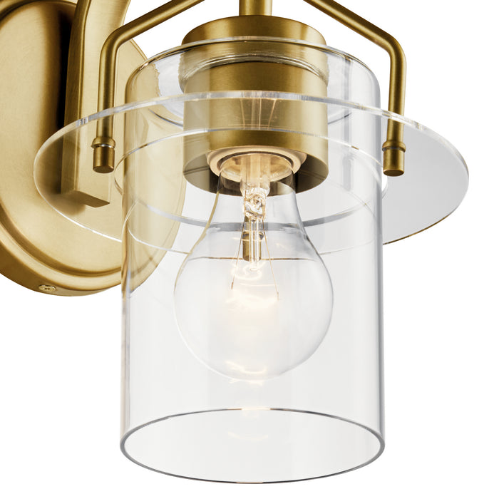 Kichler 55077NBR Everett One Light Wall Sconce, Brushed Brass Alternate Image 3.jpg