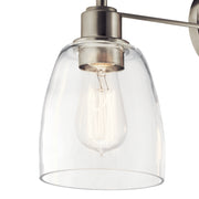 Kichler 55102NI Three Light Bath, Nickel Textured (4)