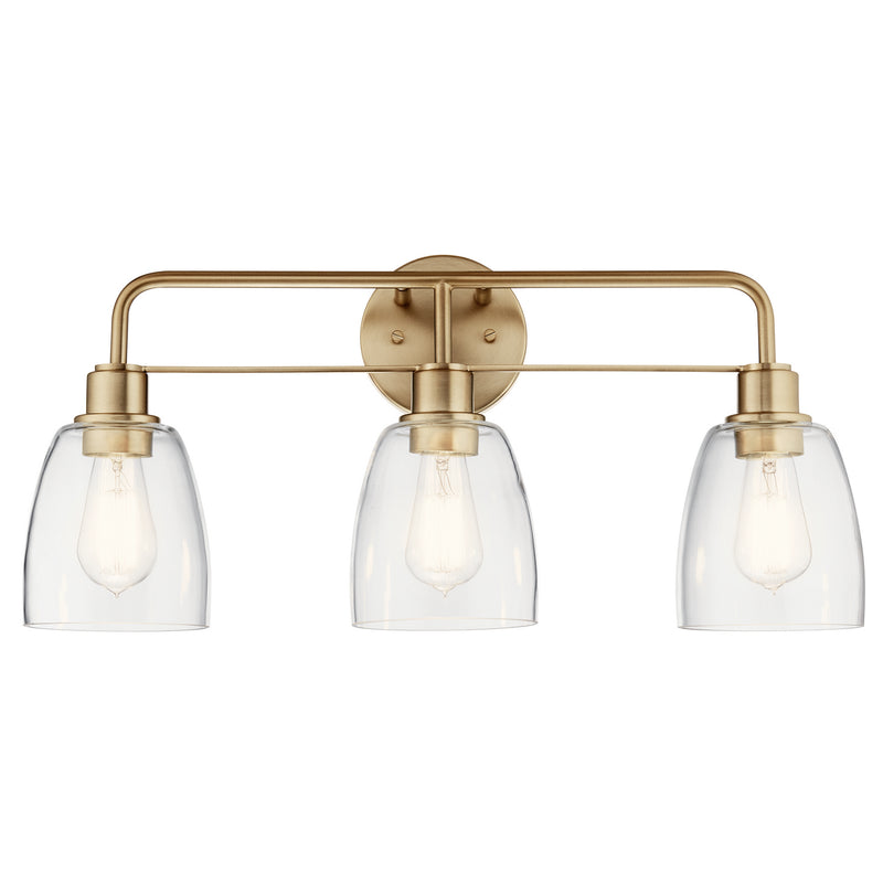 Kichler 55102CPZ Three Light Bath, Champagne Bronze (2)