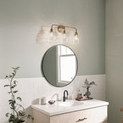 Kichler 55102CPZ Three Light Bath, Champagne Bronze (6)