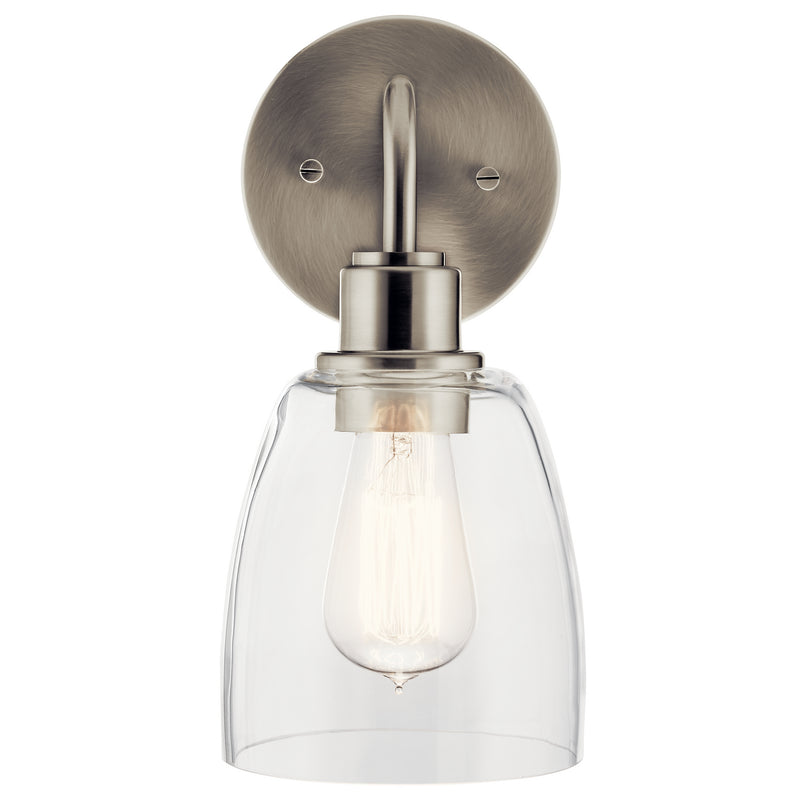 Kichler 55100NI One Light Wall Sconce, Nickel Textured (2)