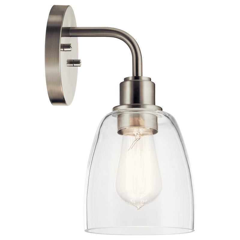 Kichler 55100NI One Light Wall Sconce, Nickel Textured (3)