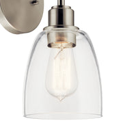 Kichler 55100NI One Light Wall Sconce, Nickel Textured (4)