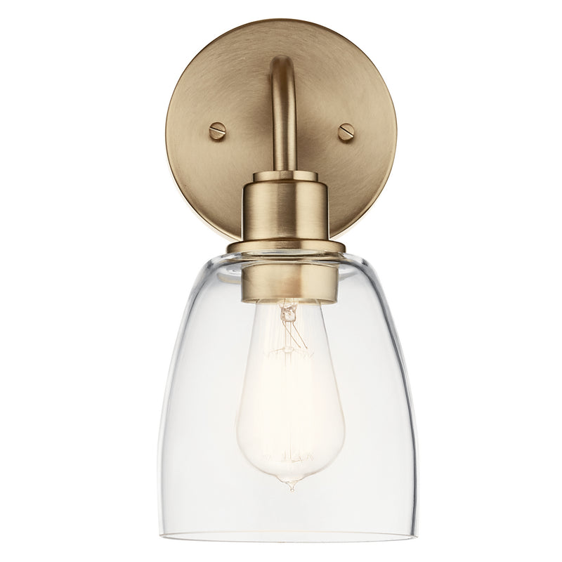 Kichler 55100CPZ One Light Wall Sconce, Champagne Bronze (2)