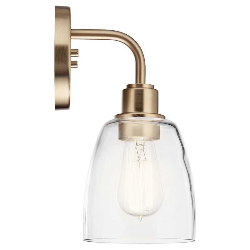 Kichler 55100CPZ One Light Wall Sconce, Champagne Bronze (3)