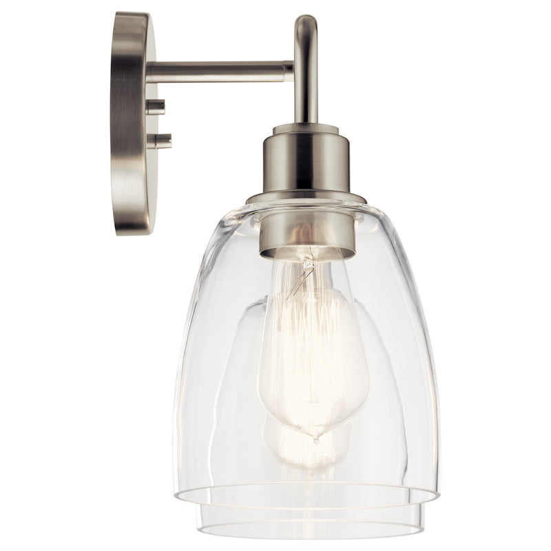 Kichler 55101NI Two Light Bath, Nickel Textured (3)
