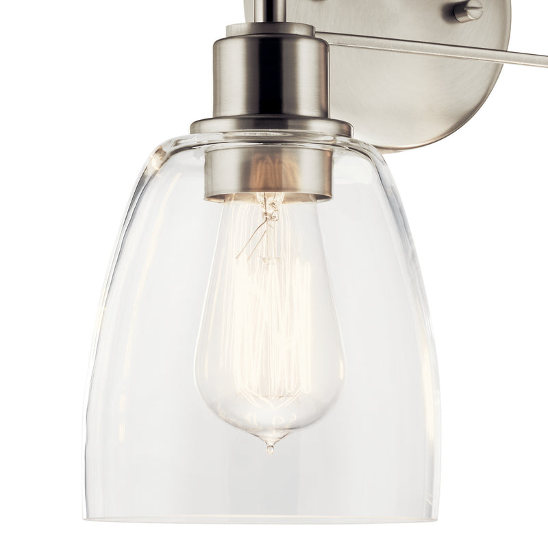 Kichler 55101NI Two Light Bath, Nickel Textured (4)