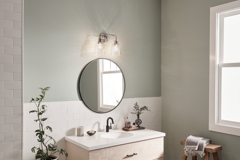Kichler 55101NI Two Light Bath, Nickel Textured (6)