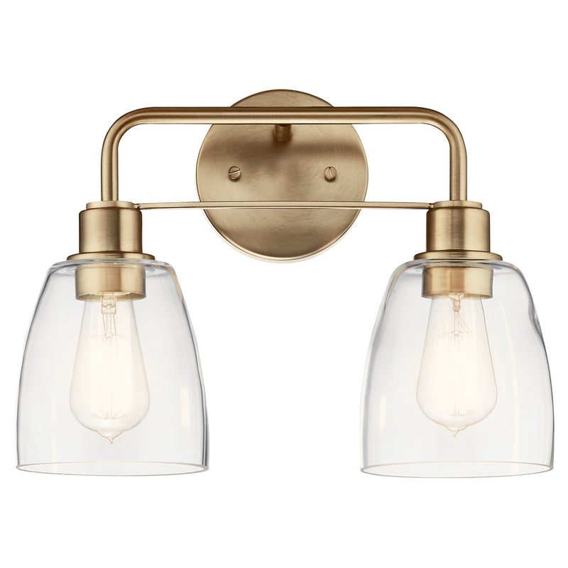 Kichler 55101CPZ Two Light Bath, Champagne Bronze (2)