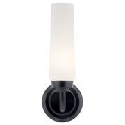 Kichler 55073BK One Light Wall Sconce, Black (2)