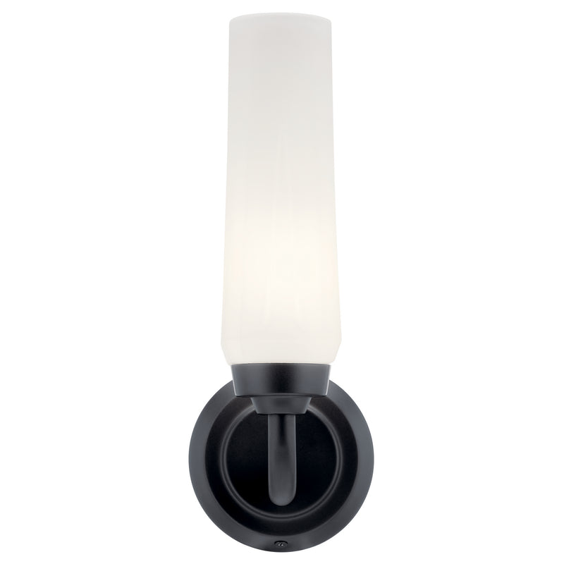 Kichler 55073BK One Light Wall Sconce, Black (2)
