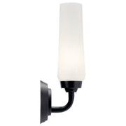 Kichler 55073BK One Light Wall Sconce, Black (3)