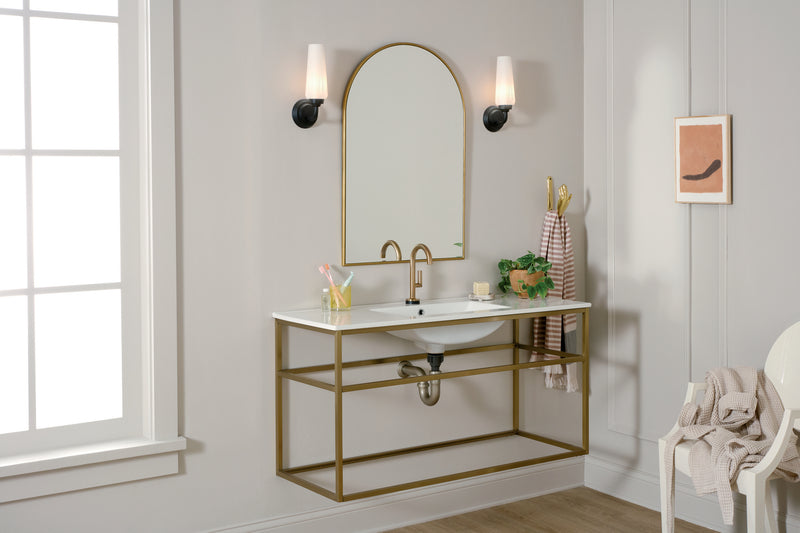 Kichler 55073BK One Light Wall Sconce, Black (6)