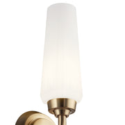 Kichler 55073CPZ One Light Wall Sconce, Champagne Bronze (4)