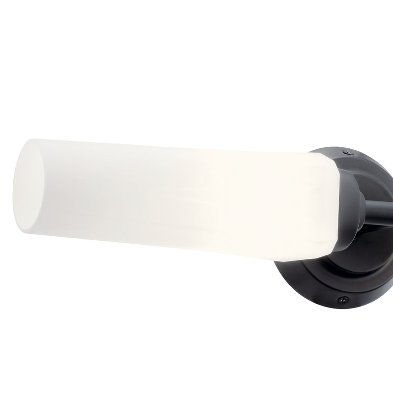 Kichler 55074BK Two Light Wall Sconce, Black (4)