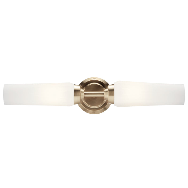 Kichler 55074CPZ Two Light Wall Sconce, Champagne Bronze (2)