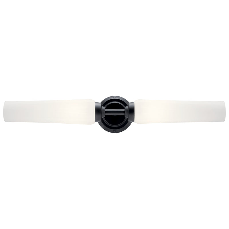 Kichler 55075BK Two Light Bath, Black (2)