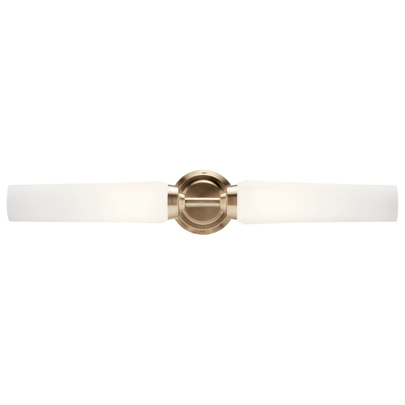 Kichler 55075CPZ Two Light Bath, Champagne Bronze (2)