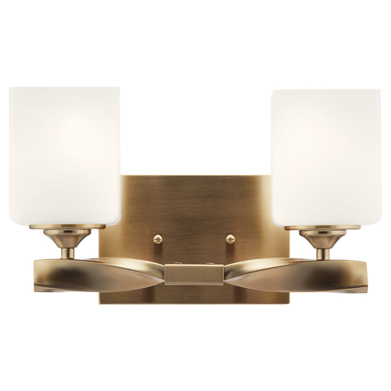 Kichler 55001CPZ Two Light Bath, Champagne Bronze (2)