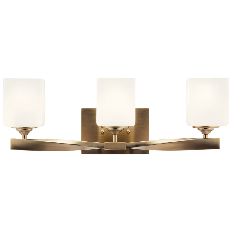 Kichler 55002CPZ Three Light Bath, Champagne Bronze (2)