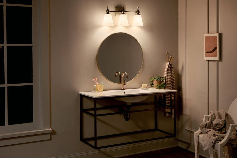 Kichler 55092CPZ Three Light Bath, Champagne Bronze (6)