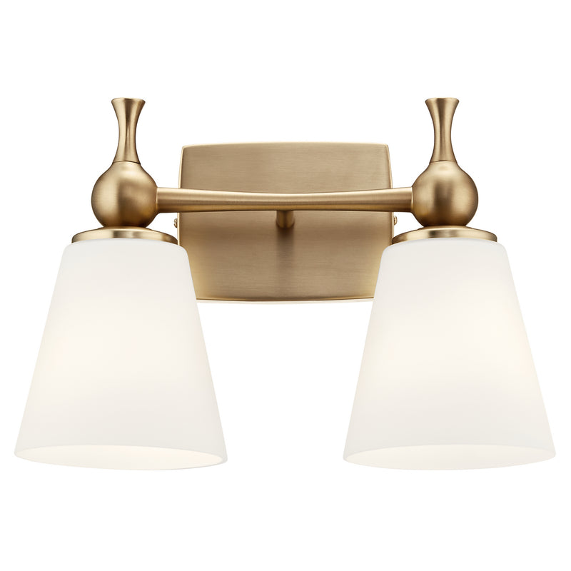 Kichler 55091CPZ Two Light Bath, Champagne Bronze (2)