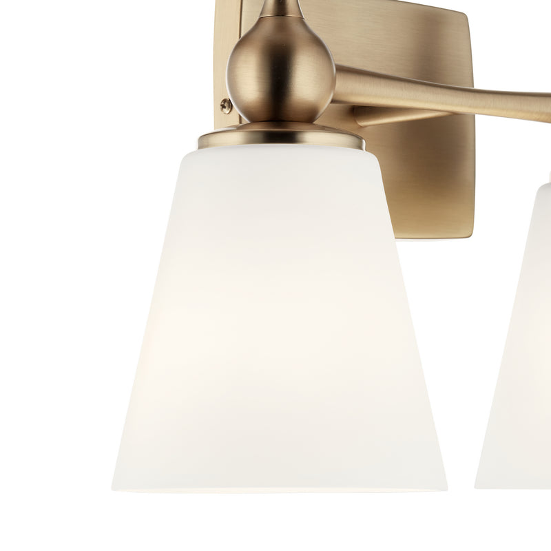 Kichler 55091CPZ Two Light Bath, Champagne Bronze (4)