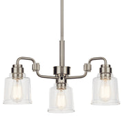 Kichler 52397NI Three Light Chandelier, Nickel Textured (2)