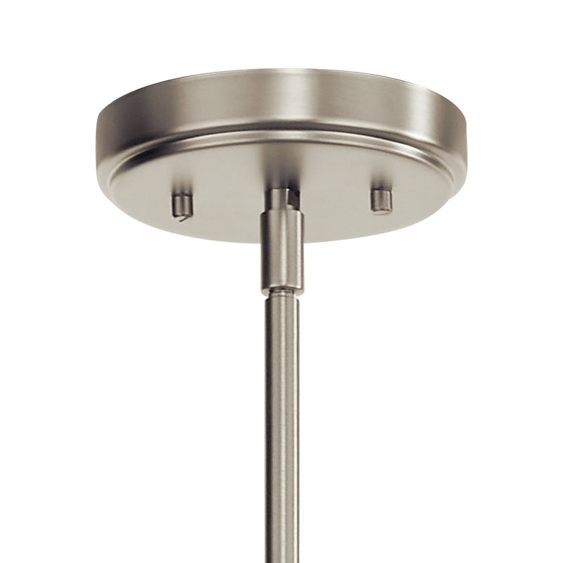 Kichler 52397NI Three Light Chandelier, Nickel Textured (3)