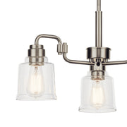 Kichler 52397NI Three Light Chandelier, Nickel Textured (4)