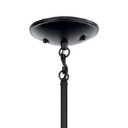 Kichler 43670BK Three Light Mini Chandelier, Black (2)