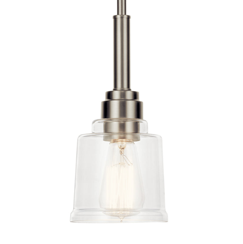 Kichler 52399NI One Light Mini Pendant, Nickel Textured (4)