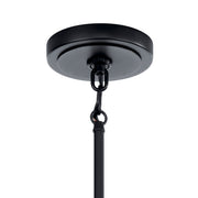 Kichler 52403BK Five Light Chandelier, Black (3)