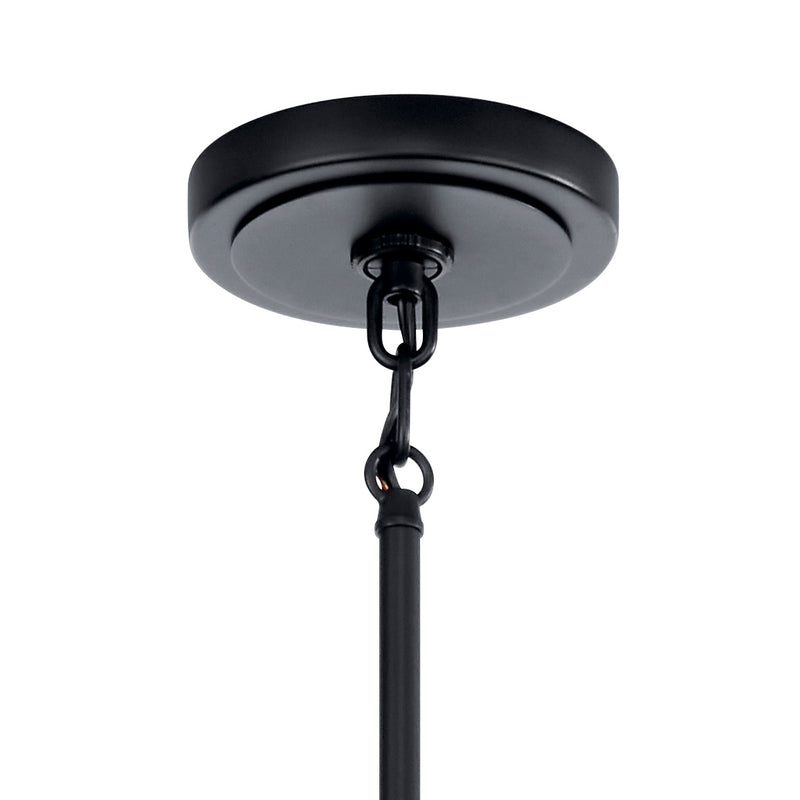 Kichler 52403BK Five Light Chandelier, Black (3)
