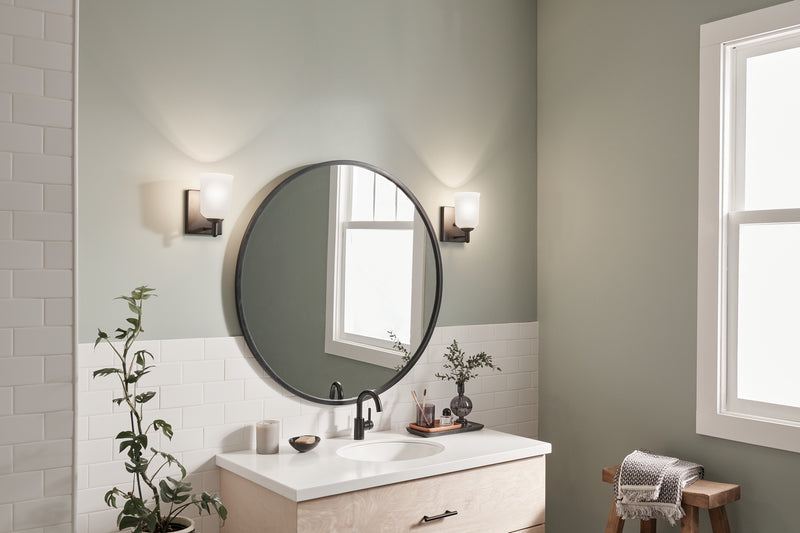 Kichler 45572BK One Light Wall Sconce, Black (4)