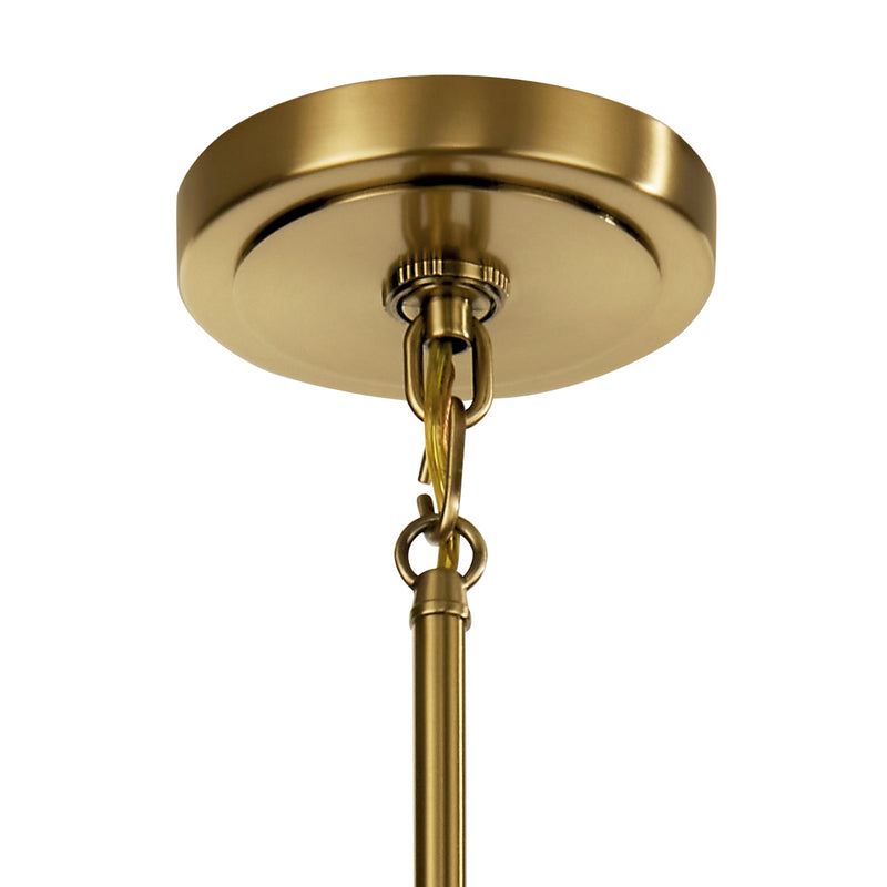 Kichler 52405BNB One Light Mini Pendant, Brushed Brass (3)