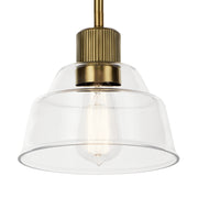 Kichler 52405BNB One Light Mini Pendant, Brushed Brass (4)