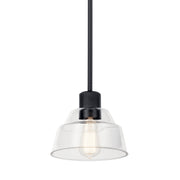Kichler 52405BK One Light Mini Pendant, Black (2)