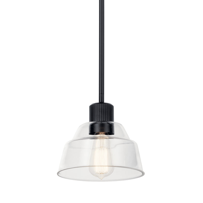 Kichler 52405BK One Light Mini Pendant, Black (2)