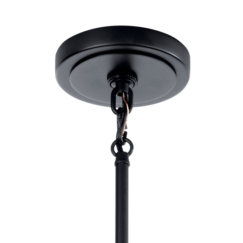 Kichler 52405BK One Light Mini Pendant, Black (3)