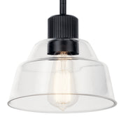 Kichler 52405BK One Light Mini Pendant, Black (4)
