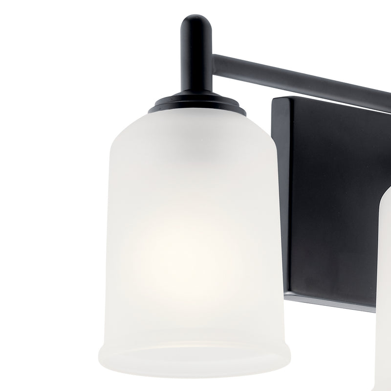 Kichler 45575BK Four Light Bath, Black (2)