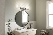 Kichler 45575BK Four Light Bath, Black (4)