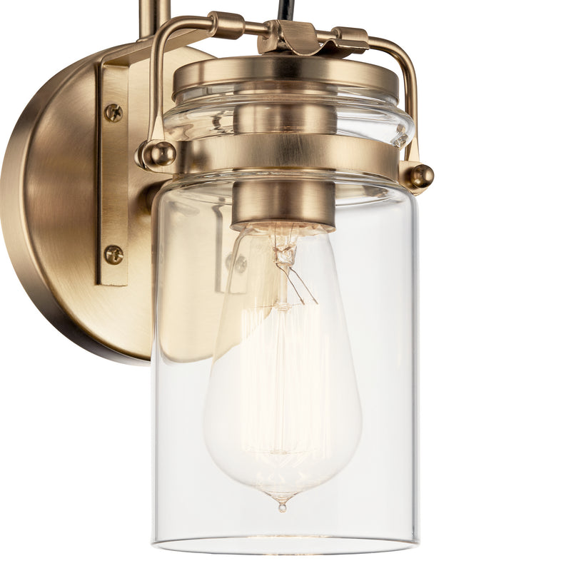 Kichler 45576CPZ One Light Wall Sconce, Champagne Bronze (4)