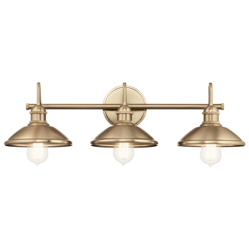 Kichler 45945CPZ Three Light Bath, Champagne Bronze (2)