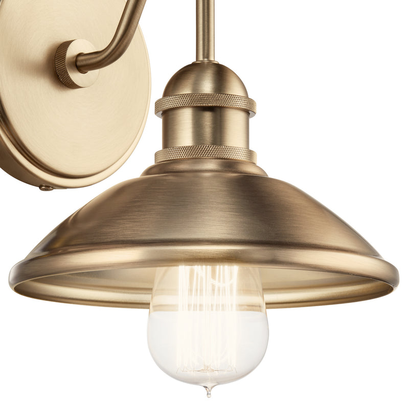 Kichler 45943CPZ One Light Wall Sconce, Champagne Bronze (4)