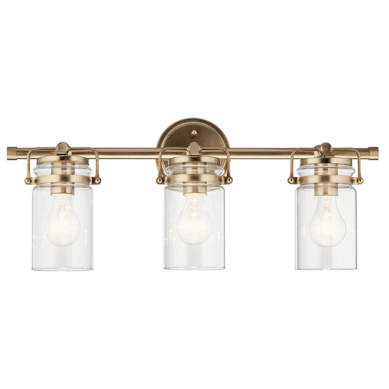 Kichler 45689CPZ Three Light Bath, Champagne Bronze (2)